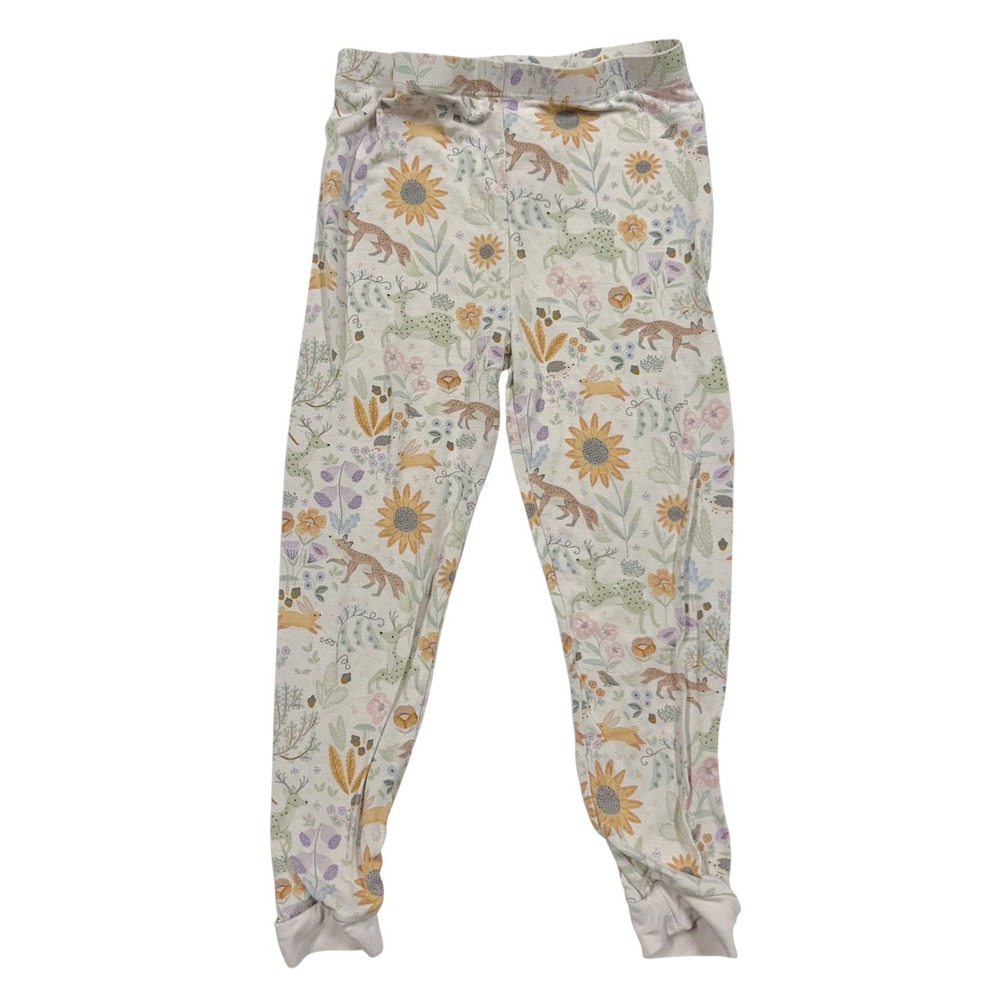 Magnetic Me 3T Girls Pajamas 2 pc Set "Garden of Dreams" Forest Animals Modal - Picture 6 of 6